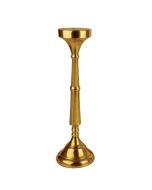 Gold Pedestal Candlestick Holder 