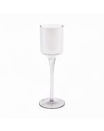 Stemmed Candle Holders White H-7.5 D-2 Wedding Event and Home Decor Pack of 36 pcs 