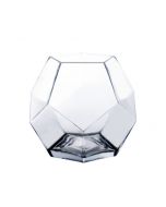 glass geometry terrarium vase