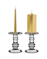 glass pillar candle holders taper candle sticks