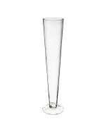 20 inches glass trumpet wedding vases