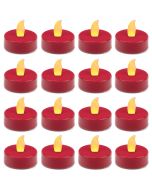 RED LED TEALIGHT CANDLES