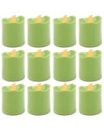 36 pcs LED Green Votive Candle H-1.5" D-1.5" (Multiple Packing) - Free Shipping