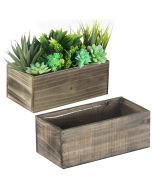 rectangle wood planter box wholesale