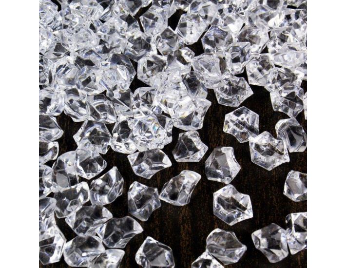 1 LB Pound 170 Acrylic Ice Scatter Vase Filler Diamond USA Clear Mining Crystal 
