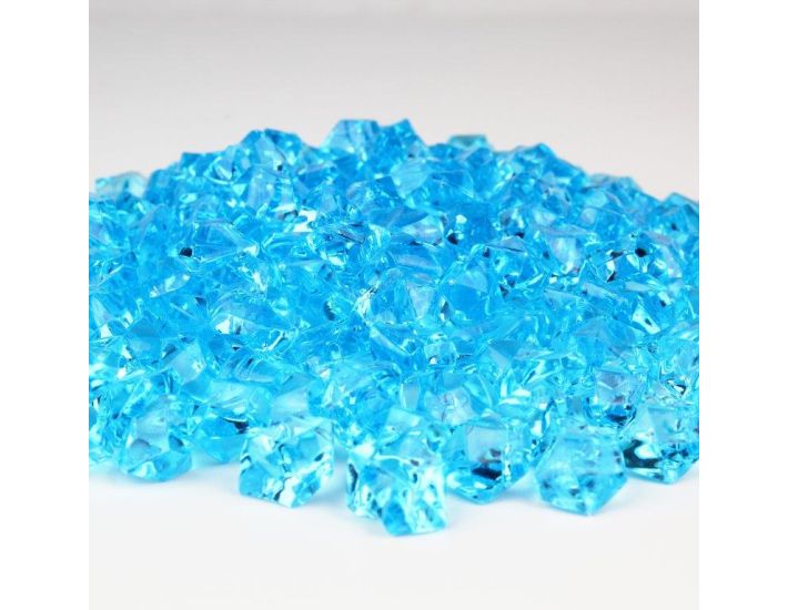 Blue/ Fake Ice Rocks Clear Acrylic Ice Rocks Fake Gems - Temu