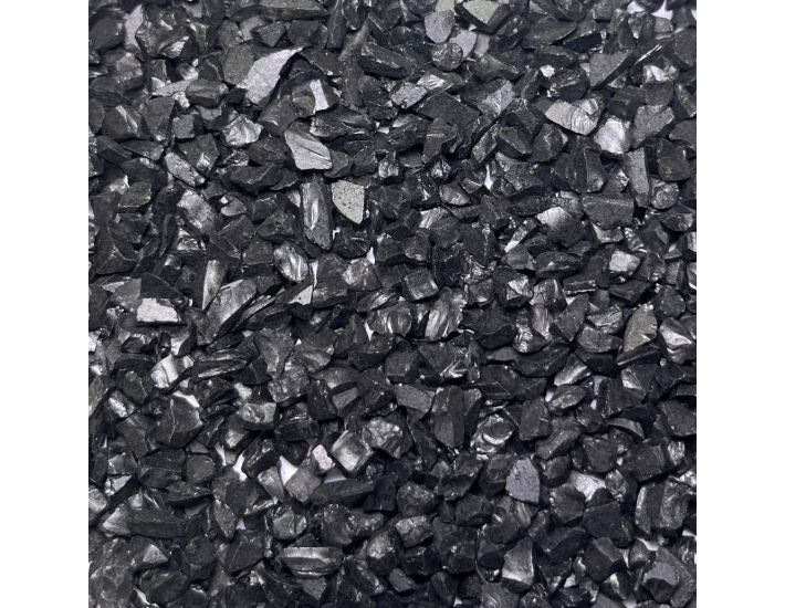 40 lbs Black Colored 0.25" Crushed Glass Vase Fillers