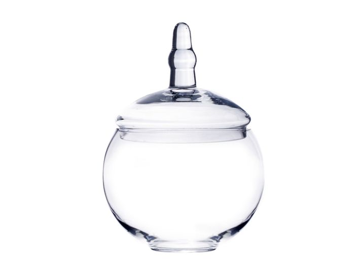 Glass Apothecary Storage Jar Candy Buffet Container