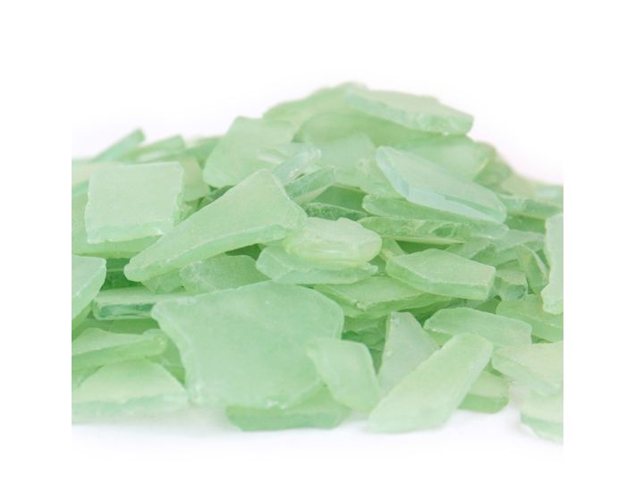 1 LB LIGHT GREEN BEACH SEAGLASS SEA GLASS For Crafts or Jewelry