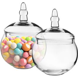 VAP0708 - Witches Cauldron Apothecary / Candy Buffet Jar with Lid