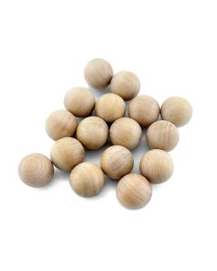 1-inch wood balls spheres for crafts
