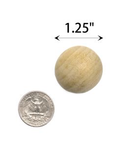 1.25-inch wood balls for crafts