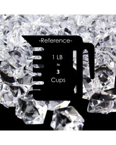 Acrylic Gems Clear Ice Rocks Plastic Diamonds Vase Rocks Centerpiece for Vase Fillers Party Table Scatter Wedding Display