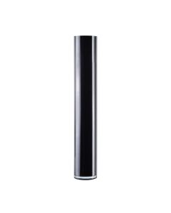 black glass cylinder vases