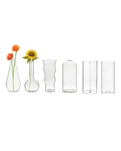 Glass Bud Vases, Mini Flower Tabletop Vases (Pack of 24)