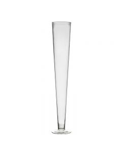 Clear Glass Trumpet Vase 32 inch Wholesale Pack