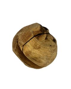 Drift Wood Natural Wood Sphere with Crack