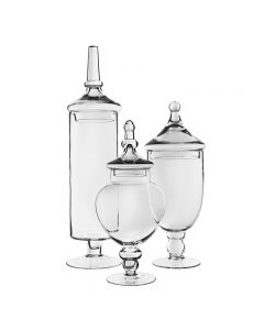 glass candy buffet apothecary jars				