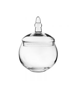 Miniature Friars Balsam Glass Apothecary Bulk Jar 