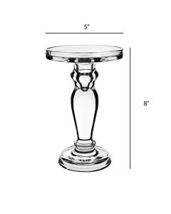 glass pillar candle holders 8 inches wholesale