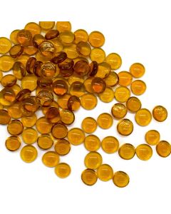 glass vase filler flat aquarium gem stones amber