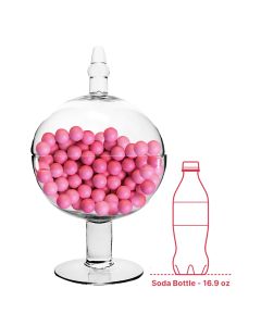 glass candy buffet jars, candy display containers