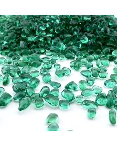 teal green glass gravel gemstones aquarium glass vase filler succulent bottom landscaping