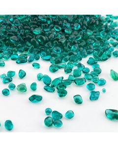 teal green glass gravel gemstones aquarium glass vase filler succulent bottom landscaping