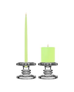 glass candle holders pillars tapers candles