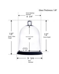 glass cloche dome bell jar