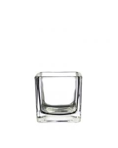 glass cube vase wholesale 