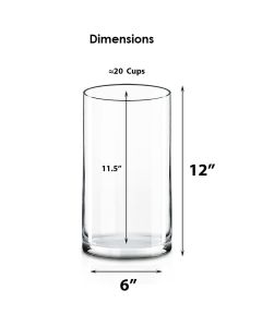 GLASS CYLINDER VASES