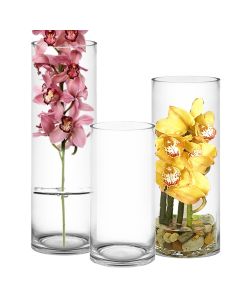 glass cylinder vases 6 inches diameter opening wholesale