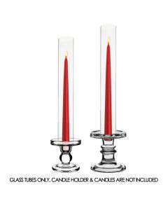 glass hurricane candle chimney tubes