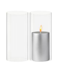 glass candle holder chimney shades tubes