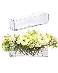 glass rectangle vase valentines