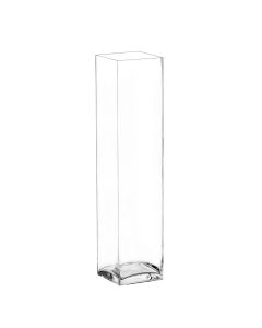 glass square block vases