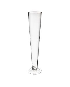 20 inches glass trumpet wedding vases