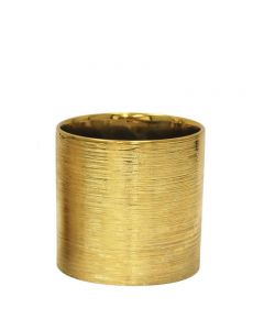 gold cylinder vase