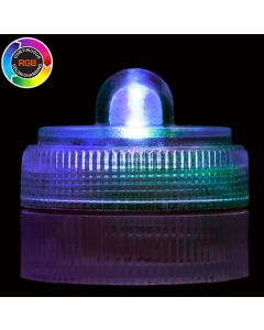 Submersible LED Triple Light Red Green Blue (RGB) Waterproof Lights