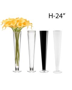 glass trumpet vase