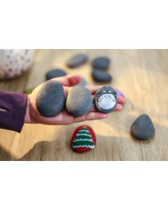 30 Lbs River Rocks for Painting – Natural Stones 2-5 Inches DIY Crafts, Garden Decor, Kindness Stone Art Projects – Smooth Flat  Decorative Pebbles 