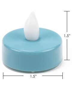 LED Tealight Candles blue casing