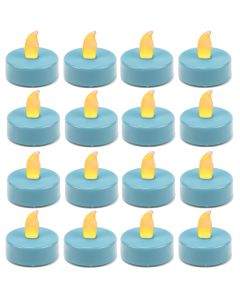 LED Tealight Candles blue casing