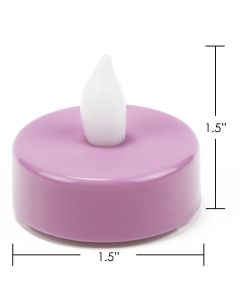 LED Tealight Candles-Pink-1