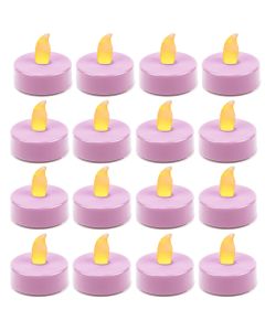 LED Tealight Candles-Pink