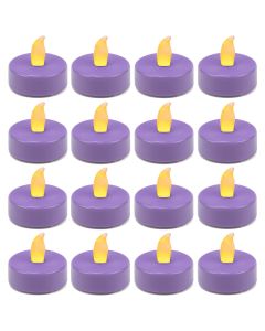 48-pcs LED Flameless Flickering Tealight Candles, Violet (Multiple Packing) - Free Shipping