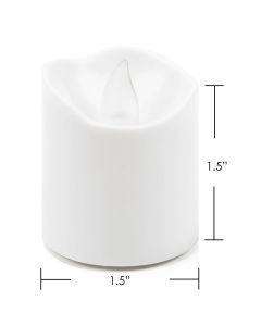 Flameless Votive Candles -white-1
