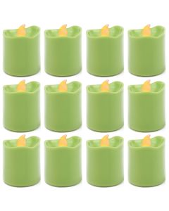 36 pcs LED Green Votive Candle H-1.5" D-1.5" (Multiple Packing) - Free Shipping