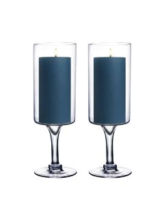 pedestal Glass Stem Candle Holder